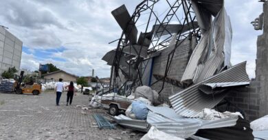 Cidade do Paraná é atingida por ventos fortes de até 180 km/h