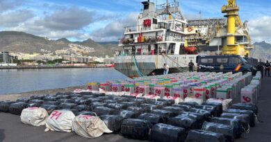 Espanha apreende cocaína a bordo de navio que fez escala no Brasil