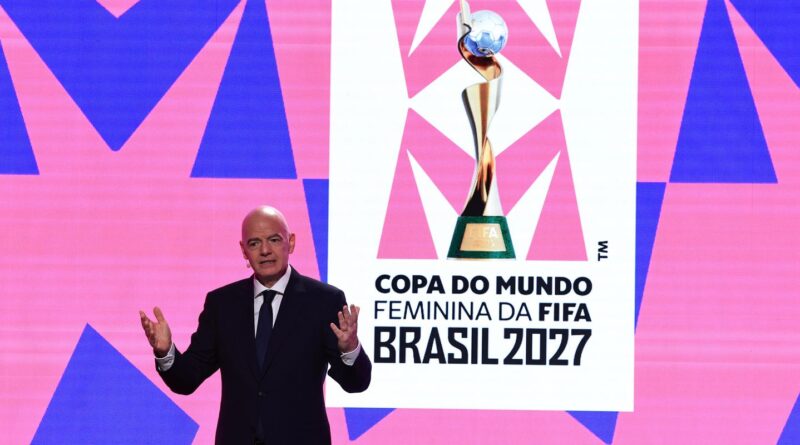 Fifa lança marca da Copa Feminina 2027 em evento no Rio de Janeiro