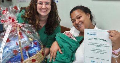 Miguel e Ayla são os primeiros bebês nascidos no Rio em 2026