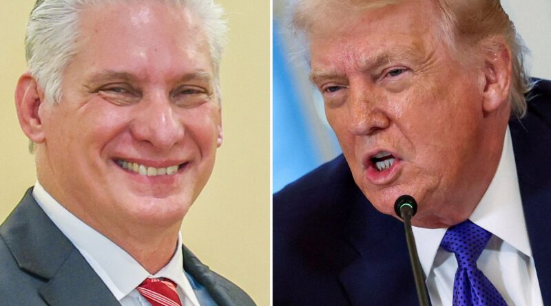 Trump faz ameaças a Cuba e presidente Miguel Diaz-Canel reage