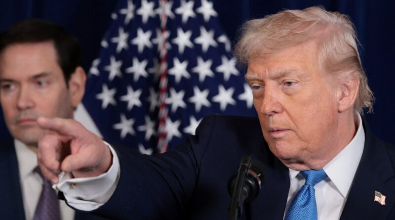 Trump indica diálogo com vice e descarta líder da oposição venezuelana