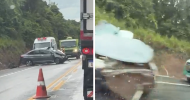 Acidente deixa um morto na BR 101 em Conceição da Barra nesta quinta-feira (26)