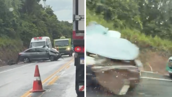 Acidente deixa um morto na BR 101 em Conceição da Barra nesta quinta-feira (26)