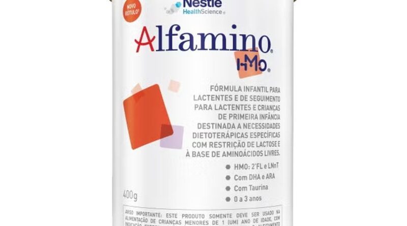 Anvisa suspende venda de fórmula infantil Alfamino, da Nestlé