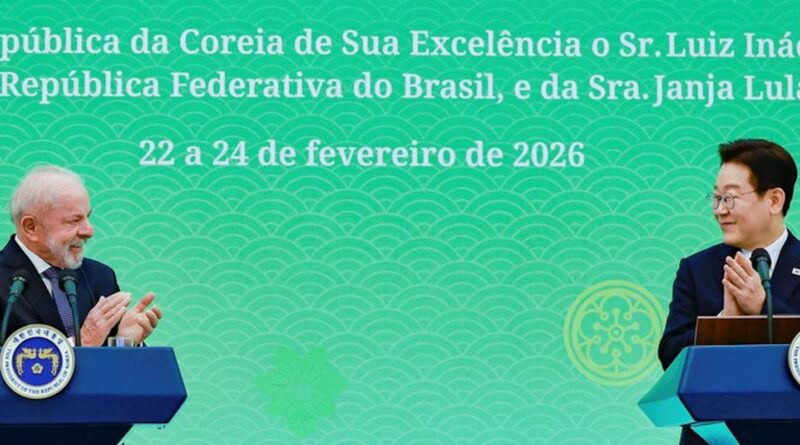 Em Seul, Lula anuncia acordos comerciais com a Coreia do Sul