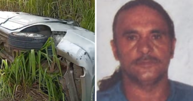 Homem morre após carro capotar na ES 313 entre Conceição da Barra e Pinheiros; veja vídeo
