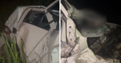 Homem morre em acidente entre carro e caminhão na ES 313 em São Mateus