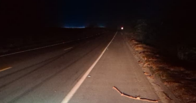 Jovem é encontrado morto com tiros nas costas perto de moto na BR 101 em Jaguaré