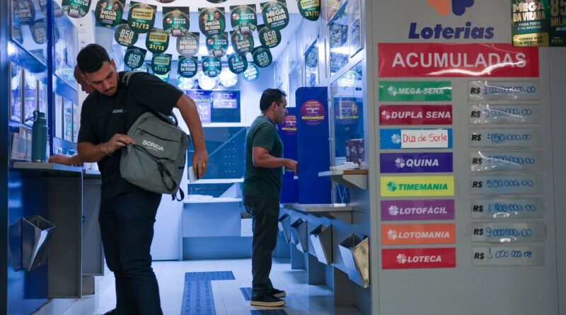 Mega-sena acumula novamente e prêmio principal vai para R$ 145 milhões