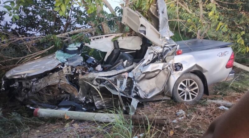 Morador de São Gabriel da Palha morre em acidente entre carro e carreta em Águia Branca