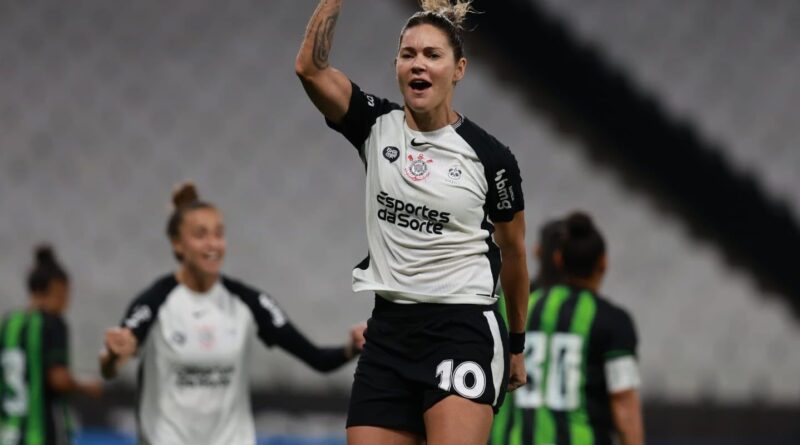 Sob o comando de Gabi Zanotti, Corinthians goleia América-MG