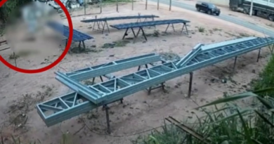 Preso suspeito de matar homem com 11 facadas em São Domingos do Norte; vídeo mostra crime