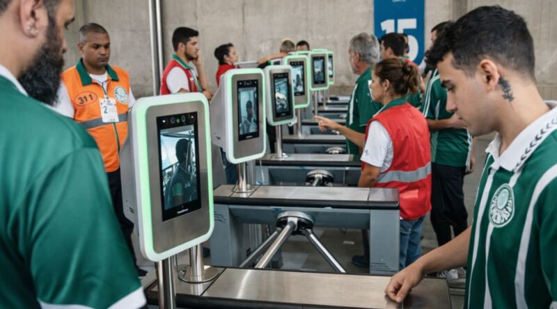 Reconhecimento facial amplia público nos estádios e reforça segurança