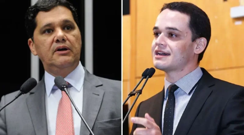 Pazolini e Ferraço em discursos públicos no contexto da pesquisa eleitoral no ES