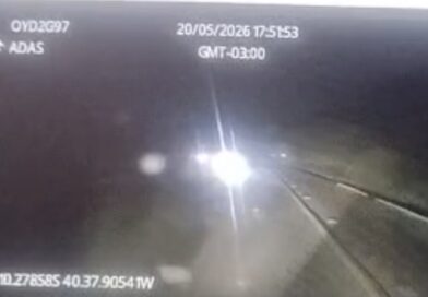 Câmera em caminhão flagra acidente que matou mulher em São Domingos do Norte; assista