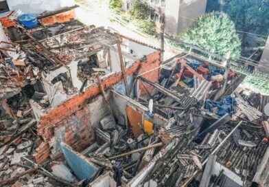Casas começam a ser demolidas após explosão em São Paulo