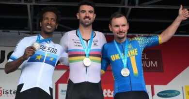 Lauro Chaman é ouro em etapa a Copa do Mundo de ciclismo de estrada