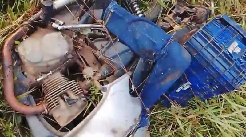 Motociclista é encontrado morto após bater em cerca na zona rural de Vila Pavão