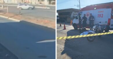 Motociclista morre após ser atingido por carro em rodovia de Nova Venécia; veja vídeo