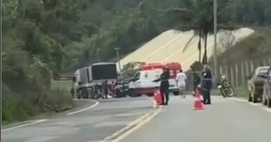 Ciclista morre após ser atropelada por carreta na ES 368 em Santa Maria de Jetibá