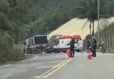 Ciclista morre após ser atropelada por carreta na ES 368 em Santa Maria de Jetibá