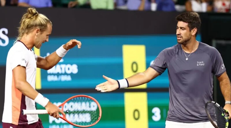 Rafael Matos e Orlando Luz vão à semi de duplas do ATP de Cincinnati