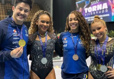 Brasil fecha Copa do Mundo de ginástica com mais cinco pódios