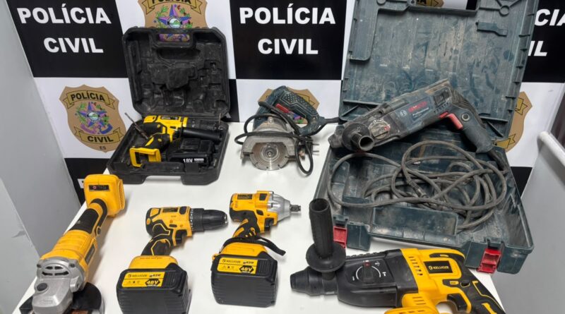 Dois homens são presos em flagrante suspeitos de furto em obra em Pinheiros