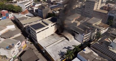 Incêndio atinge supermercado em São Gabriel da Palha; veja vídeo