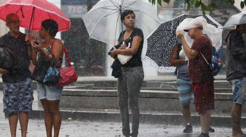 Inmet alerta para tempestades no Sudeste e Sul do país
