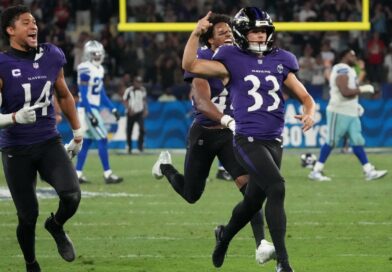 No último segundo, Baltimore Ravens batem Dallas Cowboys no Rio