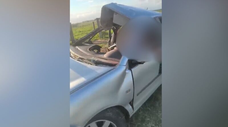 Acidente entre carro e moto mata duas pessoas na ES 315 entre Boa Esperança e São Mateus