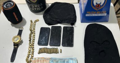 Trio vindo da Serra é preso suspeito de roubo e extorsão de dívida de agiota em Nova Venécia